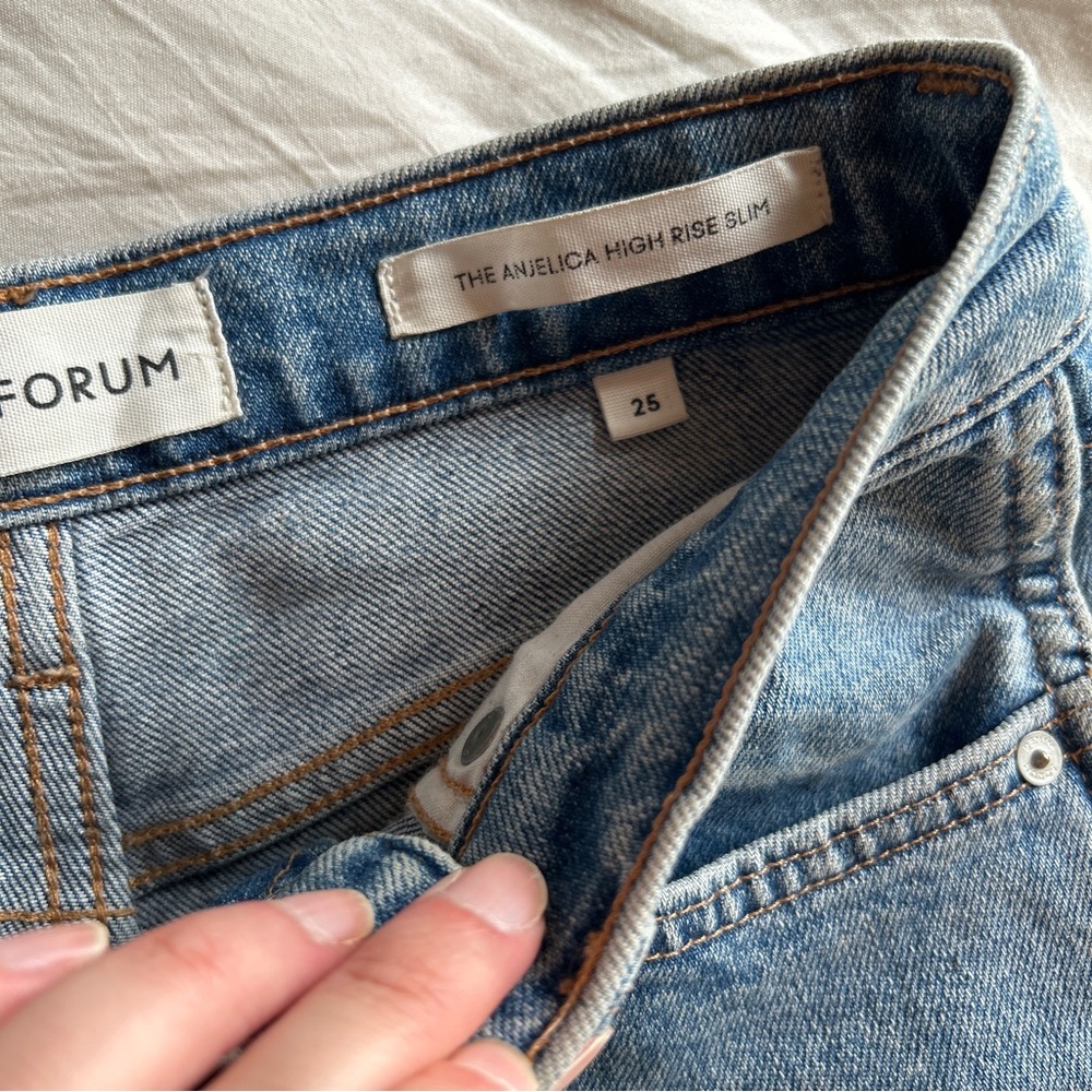 Denim Forum the Anjelica High Rise Slim - Picture 7 of 7